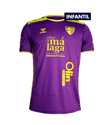 CAMISETA OFICIAL 2º EQUIPACION MALAGA CF 2024/25 -INFANTIL-