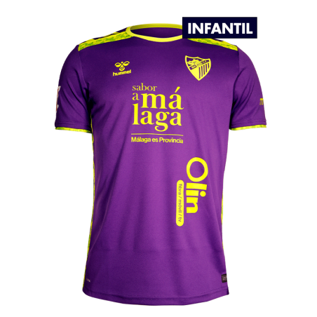 CAMISETA OFICIAL 2º EQUIPACION MALAGA CF 2024/25 -INFANTIL-
