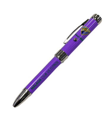 BOLIGRAFO PROYECTOR  MALAGA CF MORADO