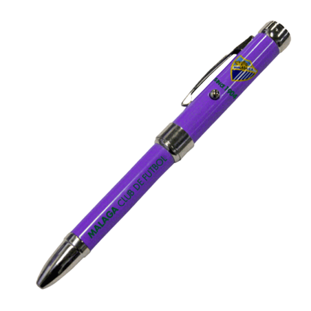 BOLIGRAFO PROYECTOR  MALAGA CF MORADO