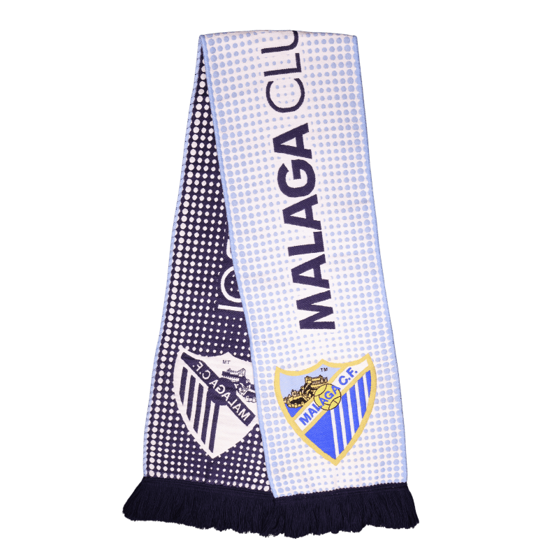 BUFANDA PUNTOS CELESTES MALAGA CF