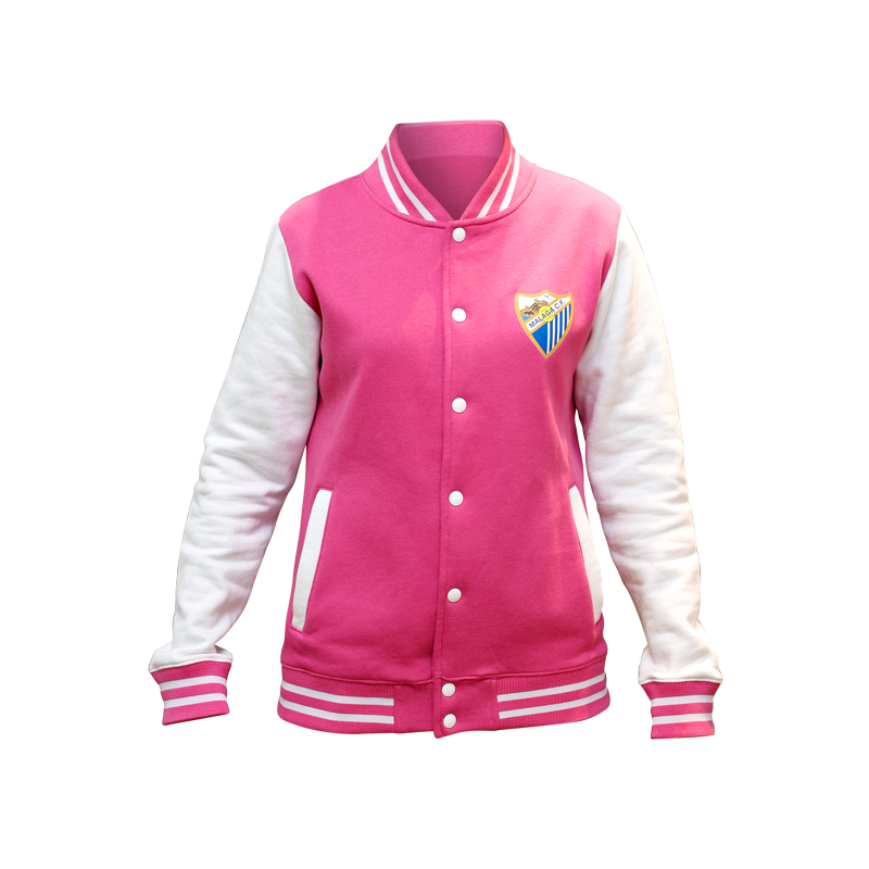 CHAQUETA BASEBALL ROSA MALAGA CF