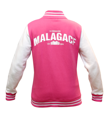 CHAQUETA BASEBALL ROSA MALAGA CF