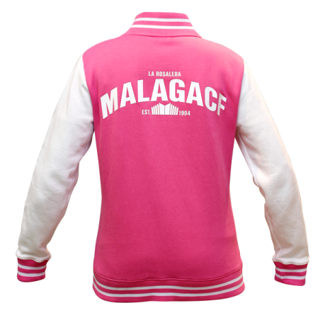 CHAQUETA BASEBALL ROSA MALAGA CF