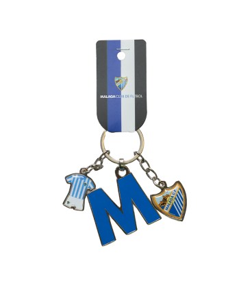 LLAVERO LETRA+CAM+ESC MALAGA CF