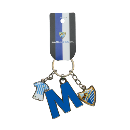 LLAVERO LETRA+CAM+ESC MALAGA CF