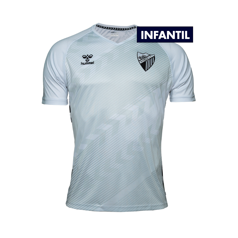 CAMISETA PLAY BLANCO MALAGA CF -INFANTIL-