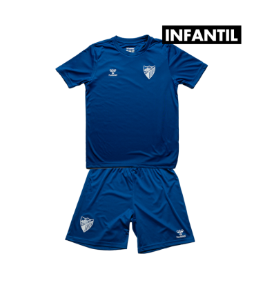 BLUE PLAY SET MALAGA CF 2025/26 -JUNIOR-