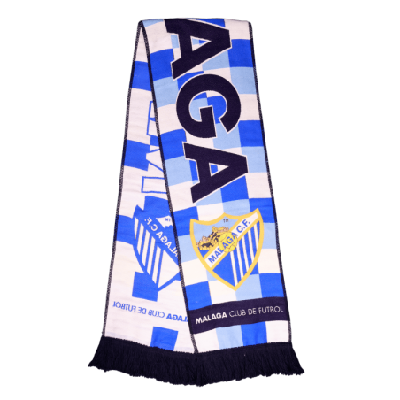 BLUE SQUARED SCARF MALAGA CF