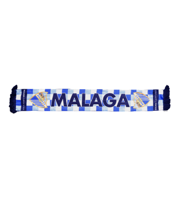 BLUE SQUARED SCARF MALAGA CF