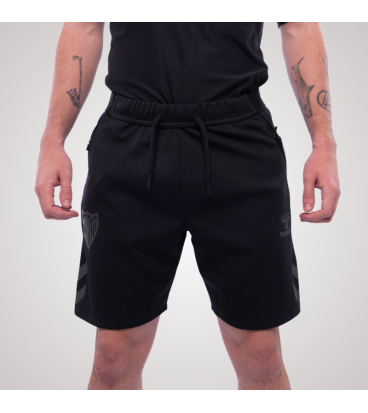 BLACK TRAVEL SHORT MALAGA CF -JUNIOR-