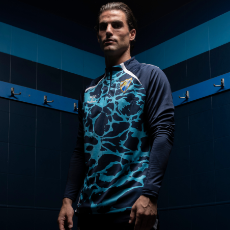 SUDADERA OFICIAL PREMATCH ZIP MALAGA CF 2025/26