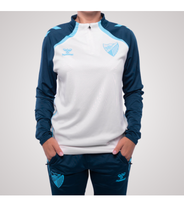 PLAYER TRAINING SWEATSHIRT ZIP MALAGA CF -JUNIOR-