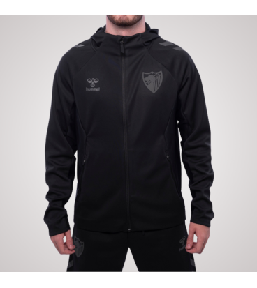 BLACK TRAVEL HOODIE MALAGA CF
