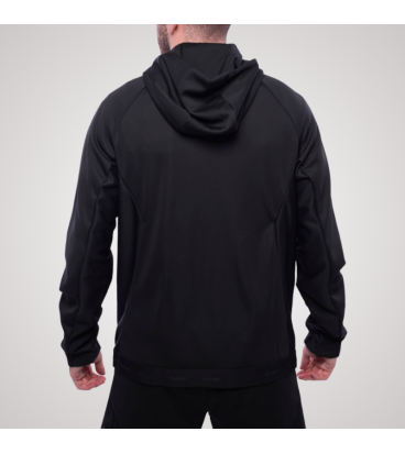 SUDADERA TRAVEL NEGRO MALAGA CF -INFANTIL-