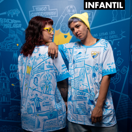 CAMISETA EDICIÓN ESPECIAL MALAGAVERSO MALAGA CF -INFANTIL-