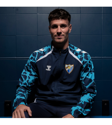 CHAQUETA OFICIAL PREMATCH MALAGA CF 2025/26