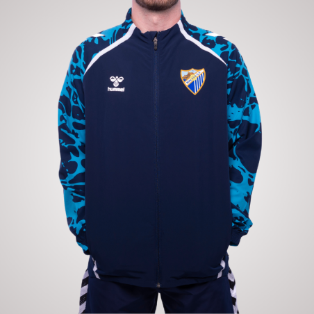CHAQUETA OFICIAL PREMATCH MALAGA CF 2025/26