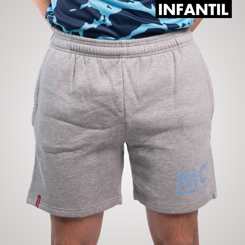 GREY FAN SHORTS MALAGA CF -JUNIOR-
