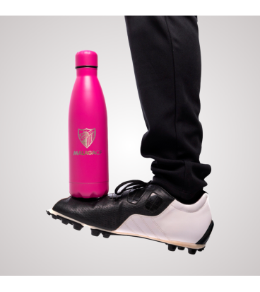BOTELLA ACERO ROSA MALAGA CF