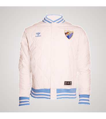 WHITE BASEBALL JACKET MALAGA CF