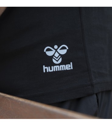 CHARACTERS BLACK COTTON T-SHIRT MALAGA CF