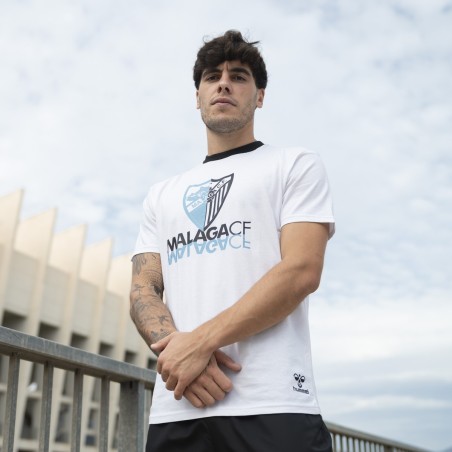 CHARACTERS WHITE COTTON T-SHIRT MALAGA CF