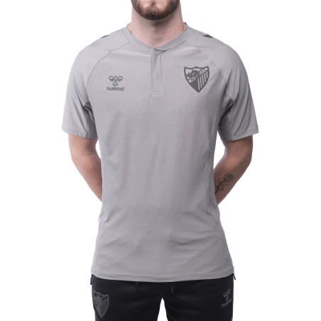 GREY TRAVEL POLO SHIRT MALAGA CF