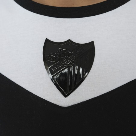 CAMISETA ALGODÓN NEGRA MALAGA CF