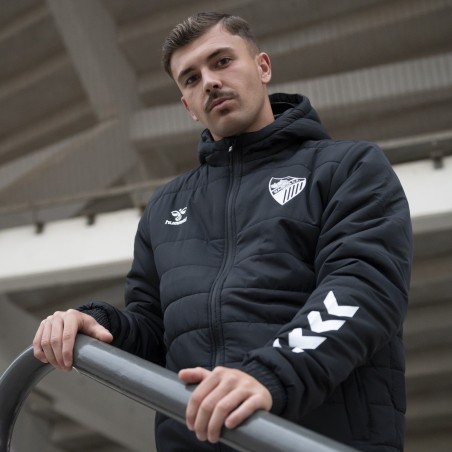 CHAQUETÓN NEGRO PLAYFULL MALAGA CF