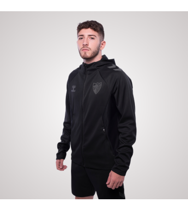 BLACK TRAVEL HOODIE MALAGA CF