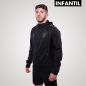 SUDADERA TRAVEL NEGRO MALAGA CF -INFANTIL-