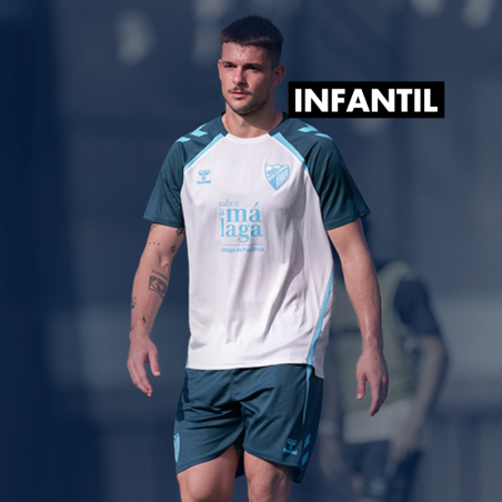 CAMISETA ENTRENO PLAYER MALAGA CF 2025/26 -INFANTIL-