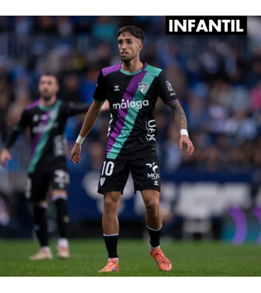 CAMISETA OFICIAL 2º EQUIPACION MALAGA CF 2025/26 -INFANTIL-