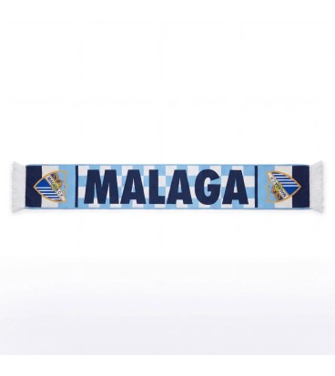 BUFANDA CUADROS Y RAYAS MALAGA CF