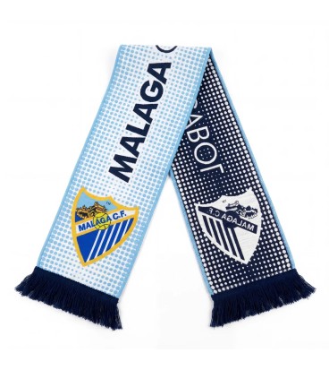 BUFANDA PUNTOS CELESTES MALAGA CF