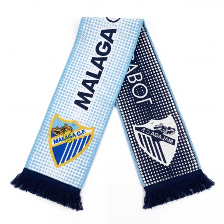 BUFANDA PUNTOS CELESTES MALAGA CF