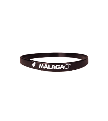 PACK 2 PULSERAS PEQUEÑAS MORADA/NEGRA MALAGA CF