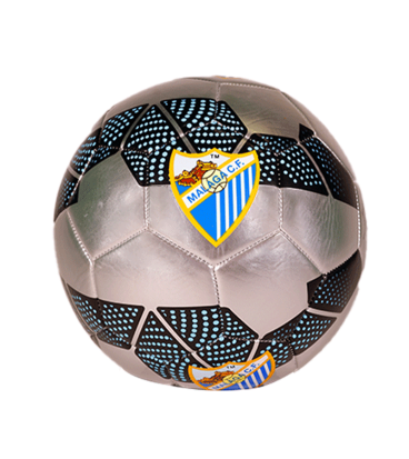 BALON GRIS NEGRO MALAGA CF -TALLA 5-