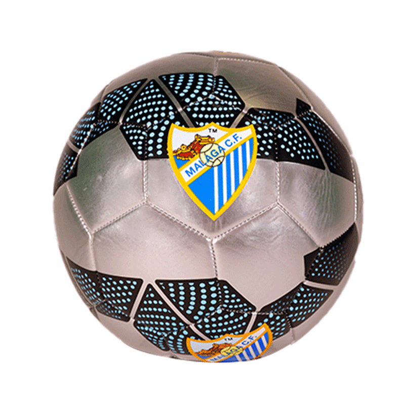 BALON GRIS NEGRO MALAGA CF -TALLA 5-