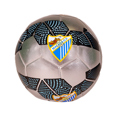 BALON GRIS NEGRO MALAGA CF -TALLA 5-
