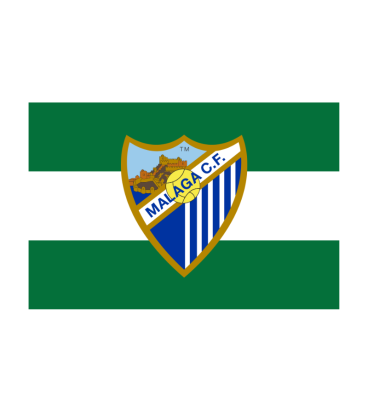 BANDERA ANDALUCIA  MALAGA CF