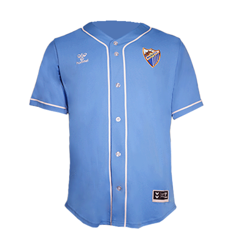 CAMISETA BASEBALL AZUL MALAGA CF