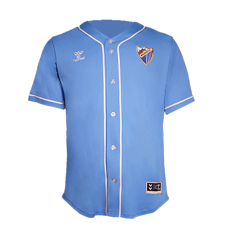 CAMISETA BASEBALL AZUL MALAGA CF