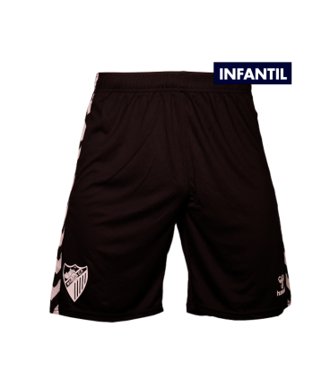 SHORT PLAY NEGRO MALAGA CF -INFANTIL-