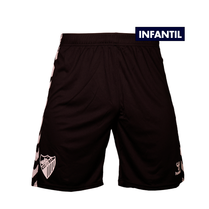 SHORT PLAY NEGRO MALAGA CF -INFANTIL-