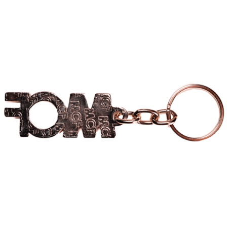 LLAVERO LETRAS AZUL MALAGA CF