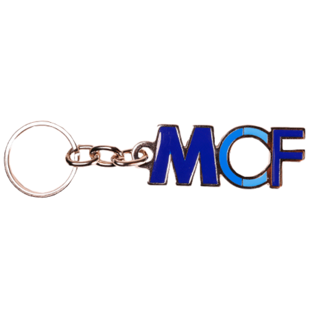 LLAVERO LETRAS AZUL MALAGA CF